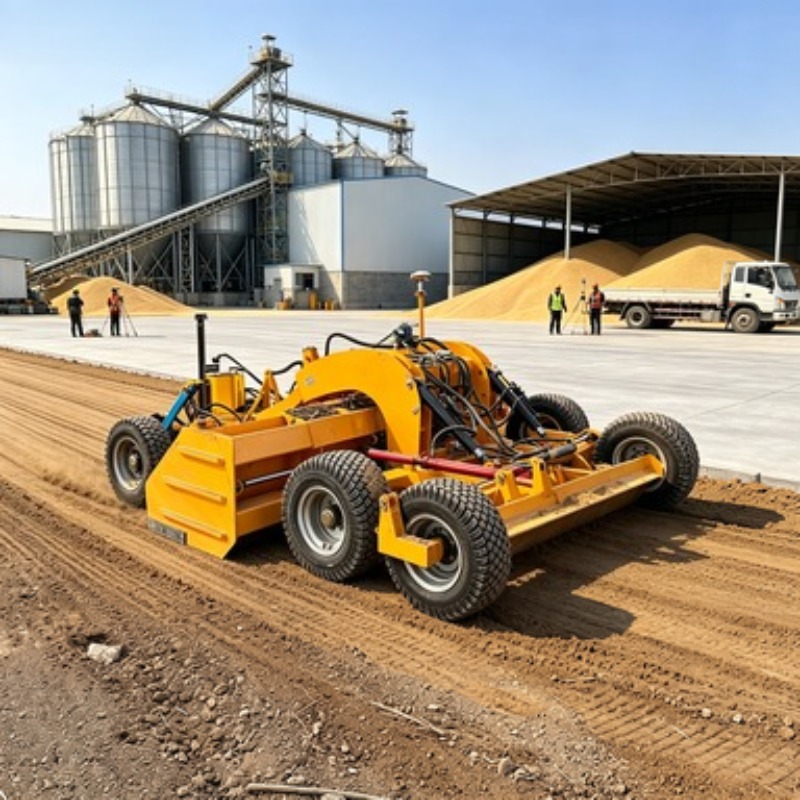 Precision Farming In Agriculture - جهاز تسوية الأرض بالليزر يعمل بالجرار،