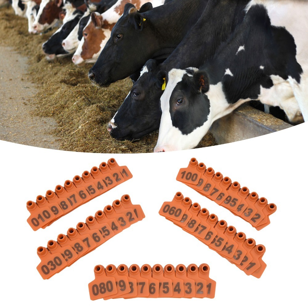 100 قطعة من بطاقات تعريف الحيو - مراجعة Livestock Ear Tag وسعره